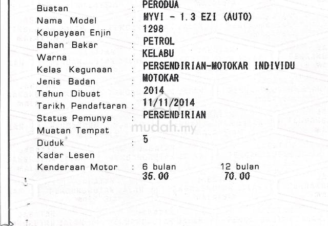 CASH OTR Perodua MYVI 1.3 SE KING (A) 1THN WARANTY - 2