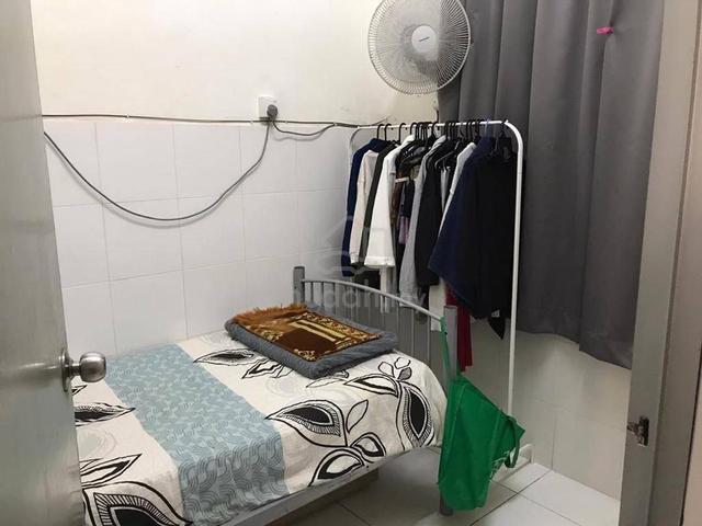 Bilik Single Wanita Taman Kempas Indah near Setia Tropika 1