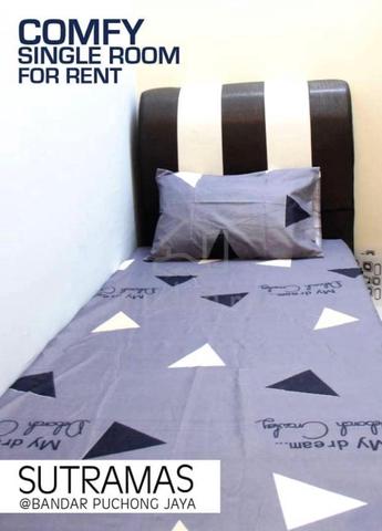 Room to Let Sutramas Apartment Puchong, Near IOI Mall, Skypod, Kenanga 1