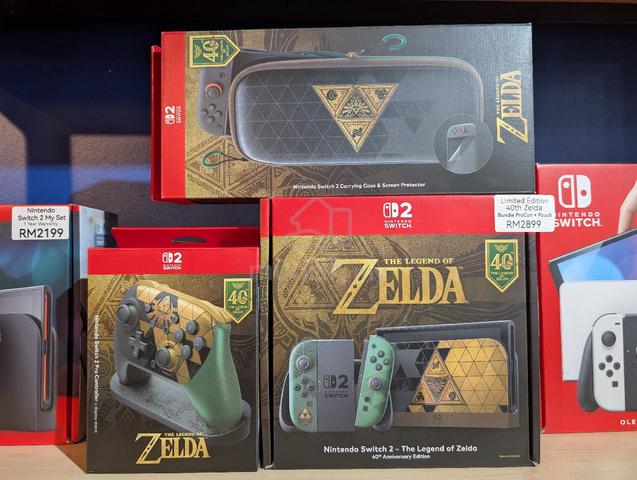 New Nintendo Switch 2 Zelda 40th, Terima Trade-In  - photo 4 of 5