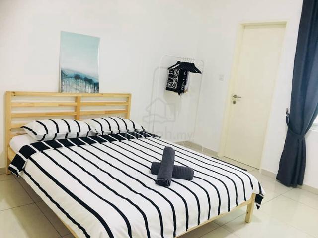 RENT MORDEN DESIGN FULLY FURNISH SENDAYAN hIJAYU ELVINA DOUBLE STOREY 1