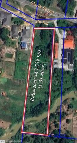 HOT LISTING ! Tanah 2.01 Ekar Freehold Beranang | Tepi Jalan + Sungai 1
