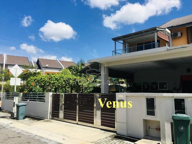 Corner Reno furnish gated semi D Pearl Residence Aster Villa Raintree 1