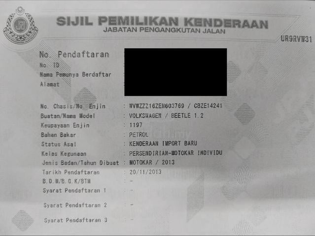2013 Volkswagen Beetle 1.2 TSI , 100% Not Accident - 2