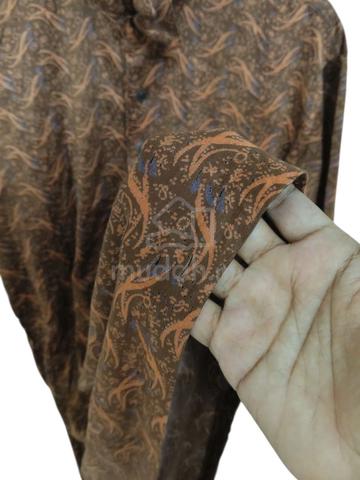 133.Vintage Balenciaga Brown Patterned Short Sleev - photo 5 of 6