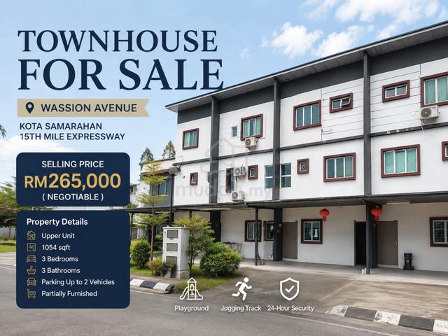 Wassion Avenue At Kota Samarahan Town House FOR SALE 1