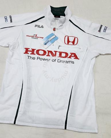 最終値下げ Crew Team Racing Honda ☆F1 half travel for sweater wool zip F1