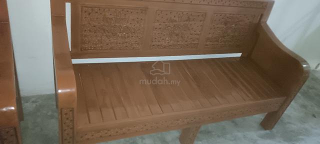 sofa kayu tanpa tilam - photo 4 of 4