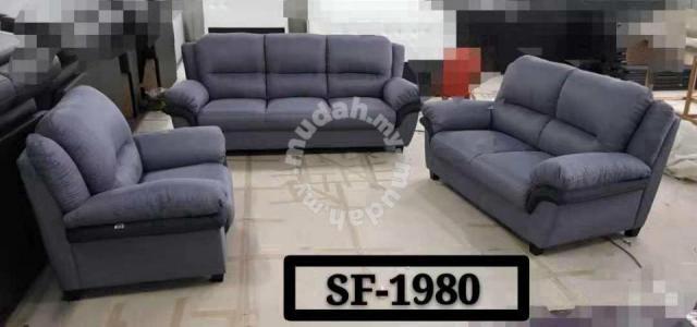 3 2 1 Seater Sofa Set Fabric Sf 1980, Grey Leather Sofa 3 2 1 22