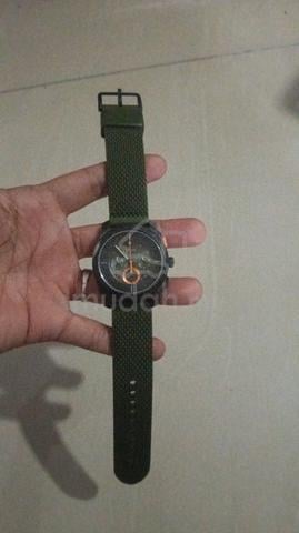 Fossil Machine Chronograph FS5872 (Carbon/Olive)  - photo 2 of 5
