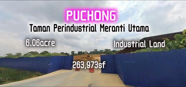 Puchong 6.06acre Industrial Land Taman Perindustrian Meranti Utama 1