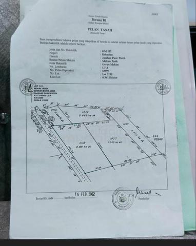 Tanah Di Kg Jelor,Pasir Puteh 1