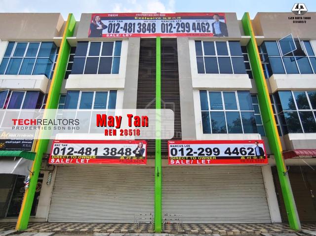 FACING MAIN ROAD Bukit Minyak Industrial 3 Storey Shoplot JOINING UNIT 1