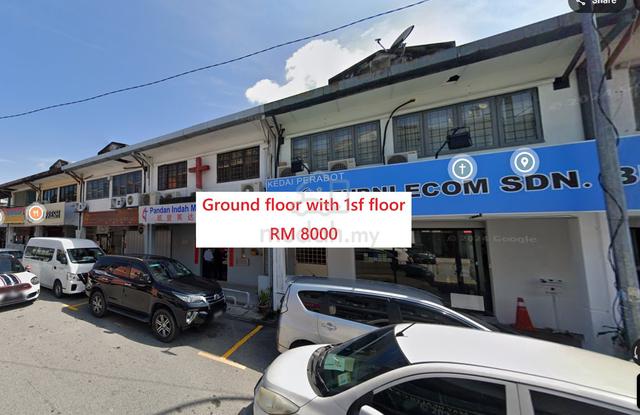 Pandan Indah 2 storey shop for rent 1