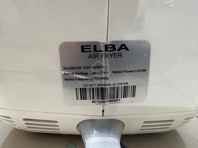 ELBA Air Fryer Model EAF-G3014(WH) 1450W White - photo 4 of 4