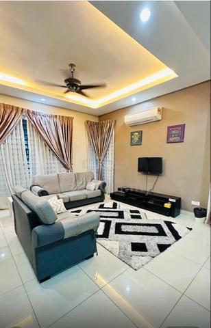 Semi D Fully Furnished untuk disewa di bertam putra 1