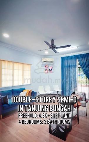 Tg Bungah Jalan Melanti 2-Storey Semi-Detached 4300SF 4-rooms 3-Baths 1