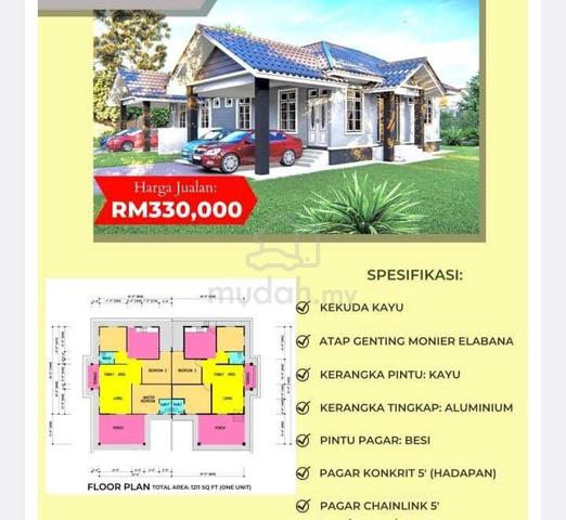 Rumah Semi-D di Bunut Sarang Burung, Wakaf Bharu 1