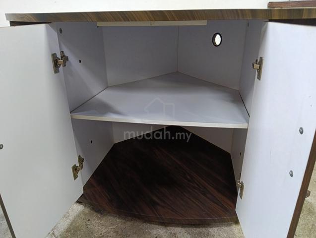 CLEAIR dark wood corner TV cabinet  - photo 6 of 6