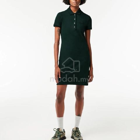 LACOSTE Women's Stretch Cotton Piqu Polo Dress - Clothes for sale in Johor  Bahru, Johor