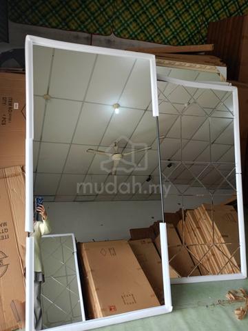 Cermin besar dinding frame besi - photo 3 of 3