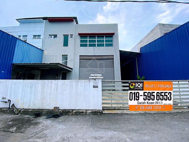 Ipark Menglembu 1.5 Storey Semi-D Light Industrial Factory For Sale 1