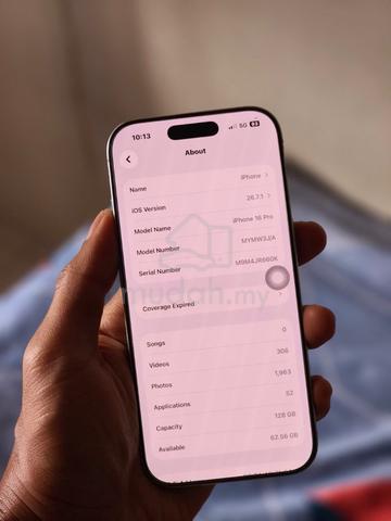 iphone 16 pro 128GB white titanium - photo 5 of 6