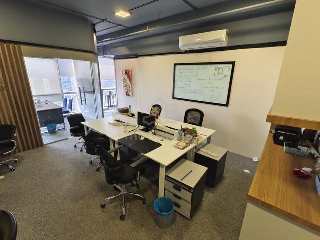 Office Rent Pinnacle Petaling Jaya 558sf Furnish IDReno GrandLobby LRT 1