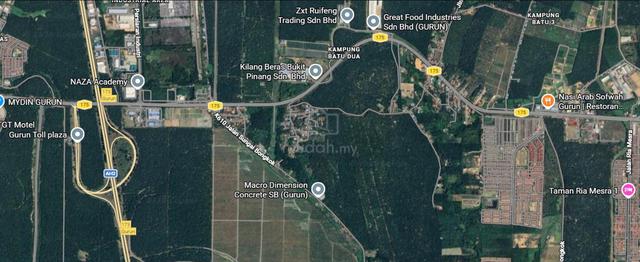 Zoning Industrial LAND @GURUN FOR SALE 1