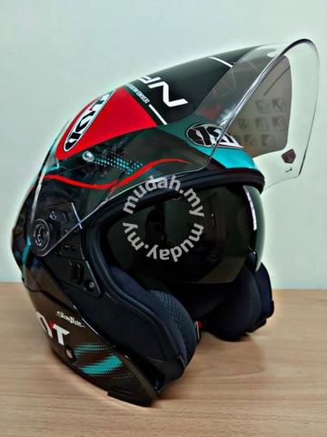 Helmet KYT NFJ Petronas V2 Double Visor 