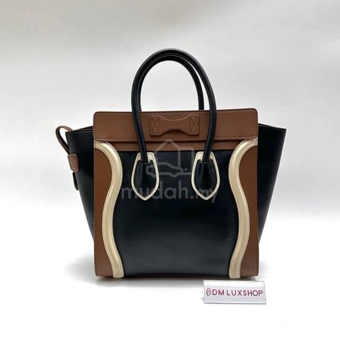Preloved Celine Tricolor Luggage Tote GHW - photo 2 of 6