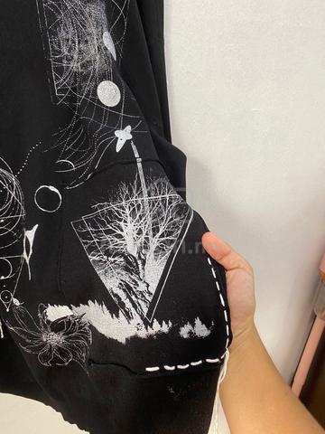 HARE Graphic Deconstructed Cardigan Black - photo 6 of 6