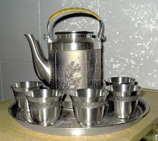 Vtg. Royal Selangor Pewter Tea Set - Four Seasons - Home