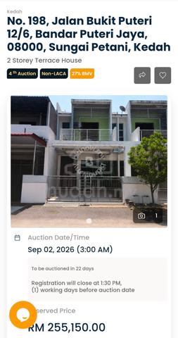 LELONG 2 Tingkat Rumah Teres di Bandar Puteri Jaya 1