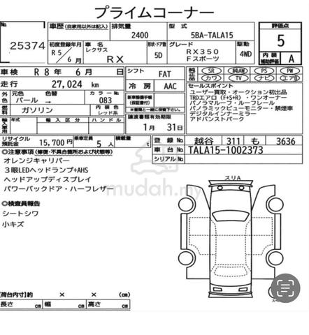 2023 Lexus RX350 F SPORT TRD AERO-KIT + MUFFLER 5A - 4