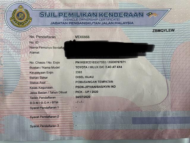 2020 Toyota HILUX 2.4 G SPEC(A)NO PRO FEES OTR - 2