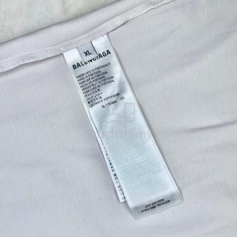 Balenciaga Mirror Logo Crewneck White Tee - photo 5 of 5