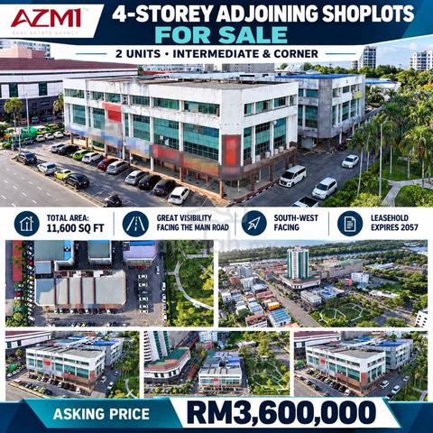 Town Area 4 Storey Shoplot 2 Units For Sale 1