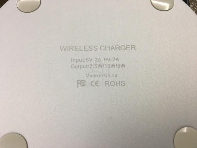 Wireless fast charger LED light - photo 3 of 3