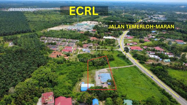 TANAH PERTANIAN 1 EKAR LOT KE DUA DARI JALAN BESAR Di BATU 4 TEMERLOH 1