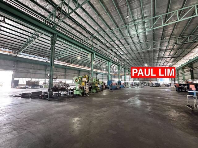 FACTORY RENT AT PENANG MAINLAND RARE In MARKET 11kV 280k SQFT 1