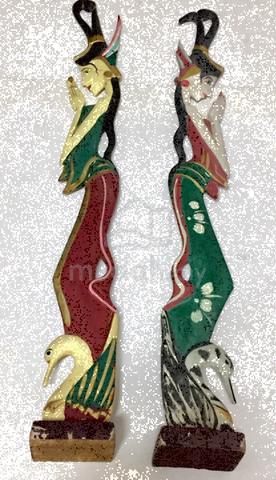 Graceful Wood Figurines (Pair) - photo 5 of 5
