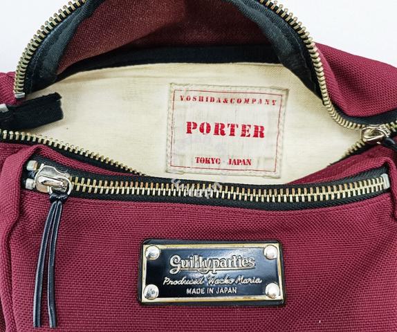 Authentic PORTER X WACKO MARIA tanker waist bag - Bags & Wallets