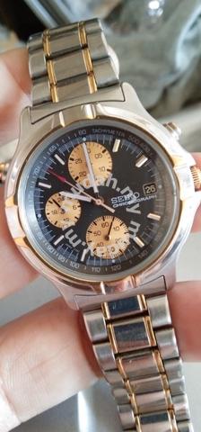 Vintage seiko 7t27 6a50 chronograph watch - Watches & Fashion Accessories  for sale in Kuching, Sarawak