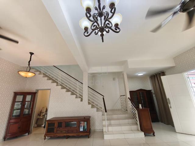 Nice House 2 Sty Semi D Aircond Kitchen Cabinet Jasin Heights 1