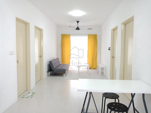 Non Sharing | Fully Furnish | 5 Minit to LRT Sri Rampai Wangsa Maju KL 1