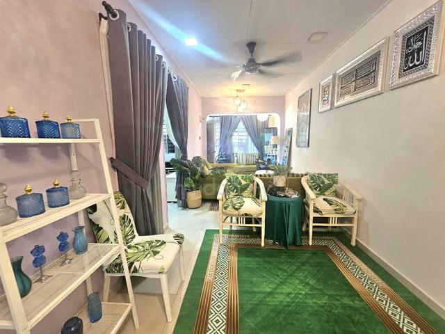 DEPAN PADANG‼️FREEHOLD‼️1 Tingkat Tmn Telipot Bkt Sentosa FULL FURNISH 1