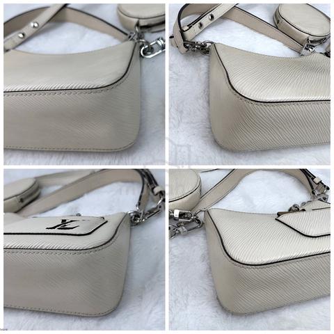 LV Marellini Bag Quartz in White Epileather - photo 6 of 6