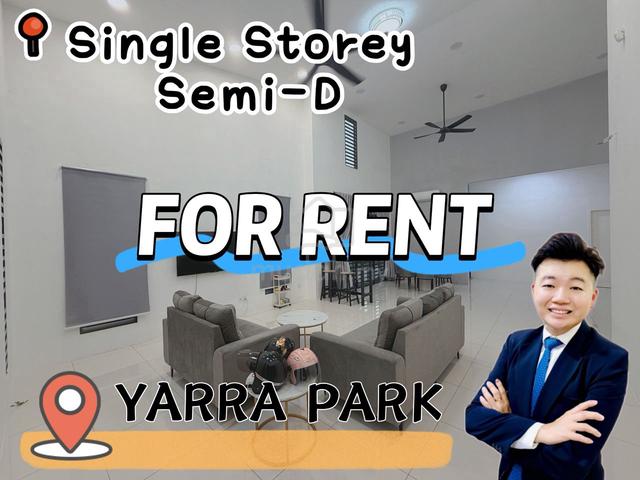 【FOR RENT】1 Storey Semi-D House📍Yarra Park Nearby Bandar Puteri Jaya 1