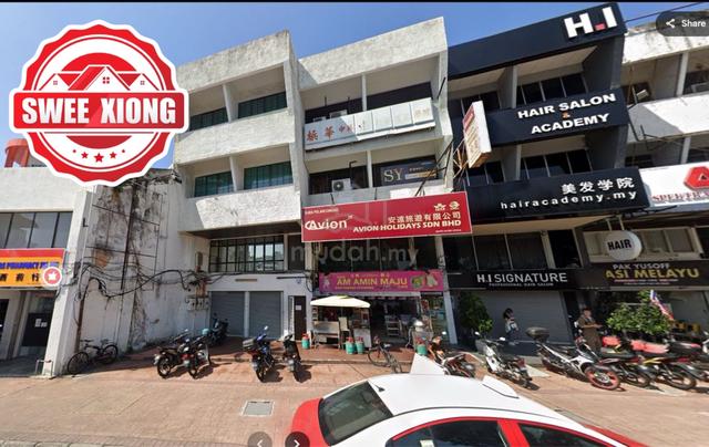 FOUR 4 STY SHOP LOT MACALISTER MAIN ROAD GEORGETOWN BURMA Komtar CHEAP 1
